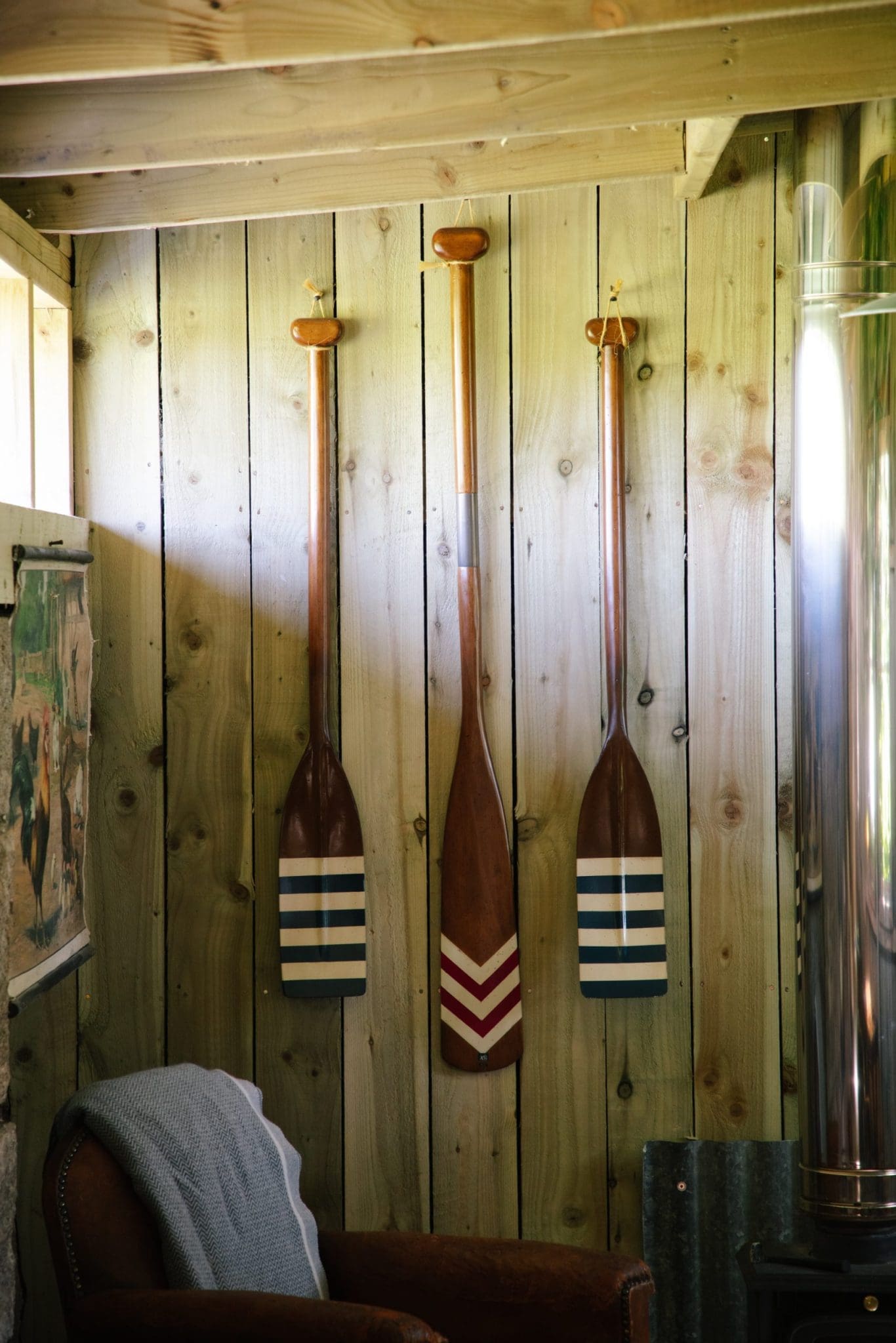 Part of the Cuttieshillock cottage collection, showcasing the wooden interior and wall decorations of this fantastic cottage.