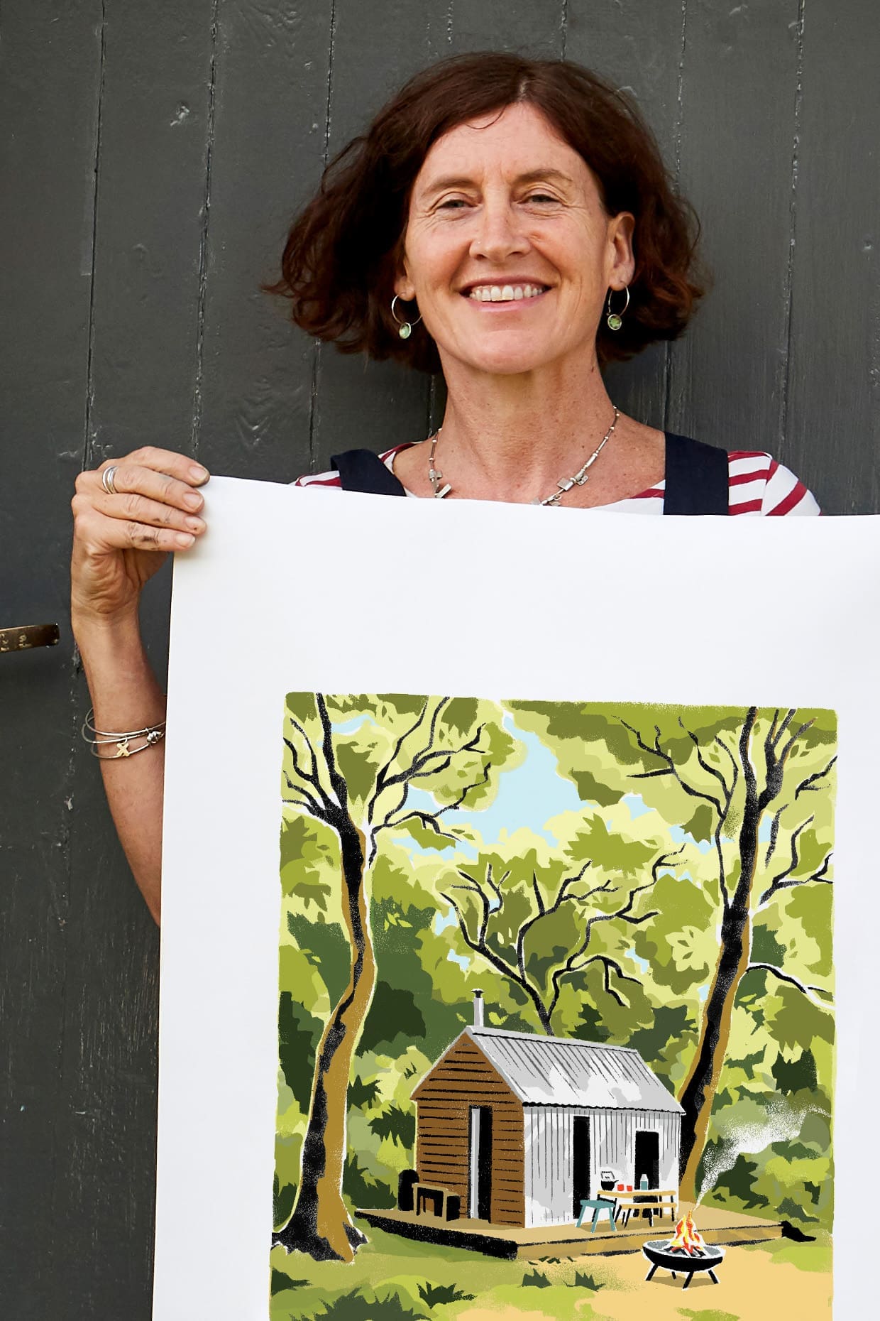 River Cabin Print by Callie Jones - Image 3