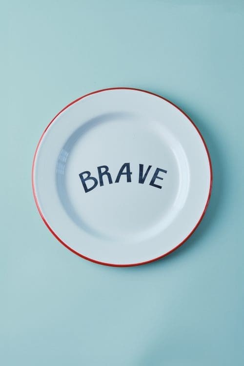 Glen Dye Enamel Plate