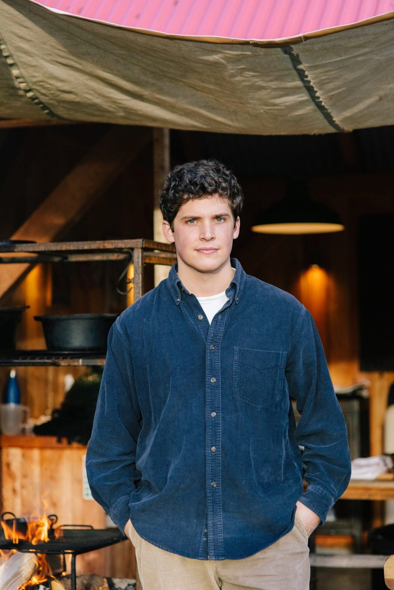 A photo taken of Max, at one of our seasonal feast events.