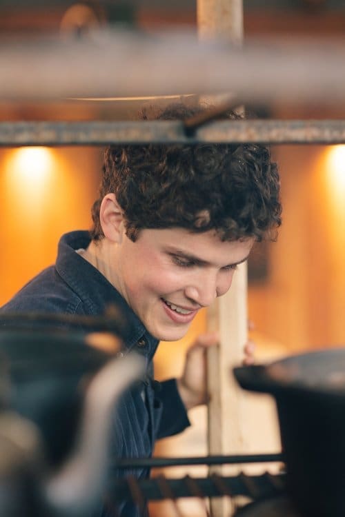 A photo taken of Max, at one of our seasonal feast events.