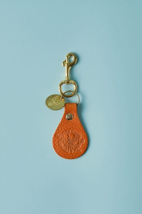 Glen Dye Leather Keyring