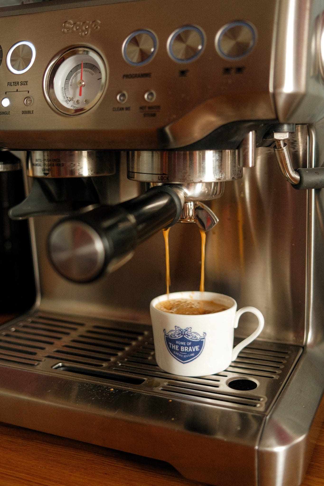 Glen Dye Home of the Brave China Espresso Cup - Image 3