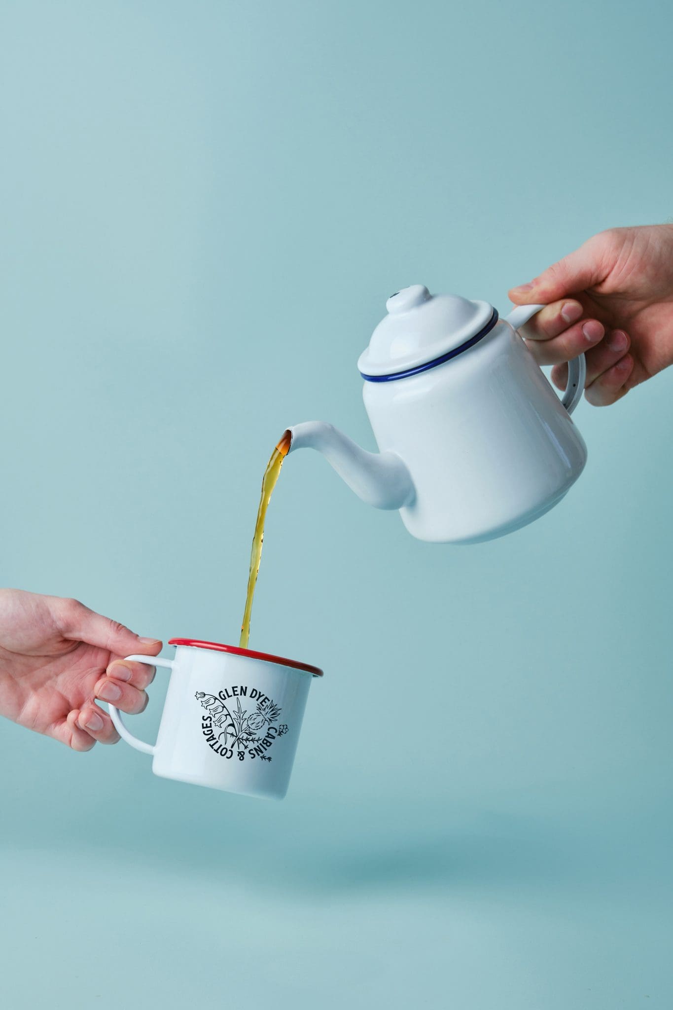 Glen Dye Enamel Mug - Image 2